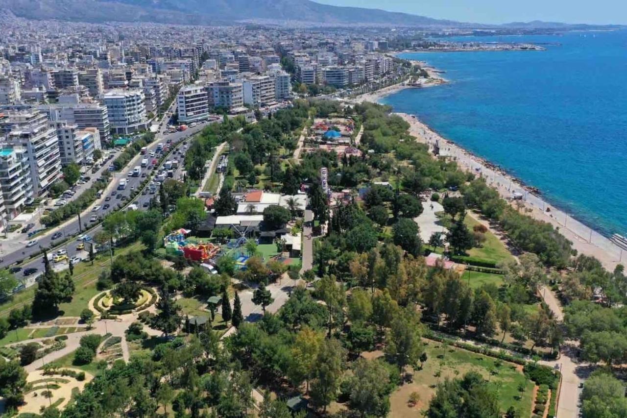 Paleo Faliro Athens Fully Equipped 2 Bedrooms 90 Sqm Big Apartment 200M To Free Beach Екстериор снимка